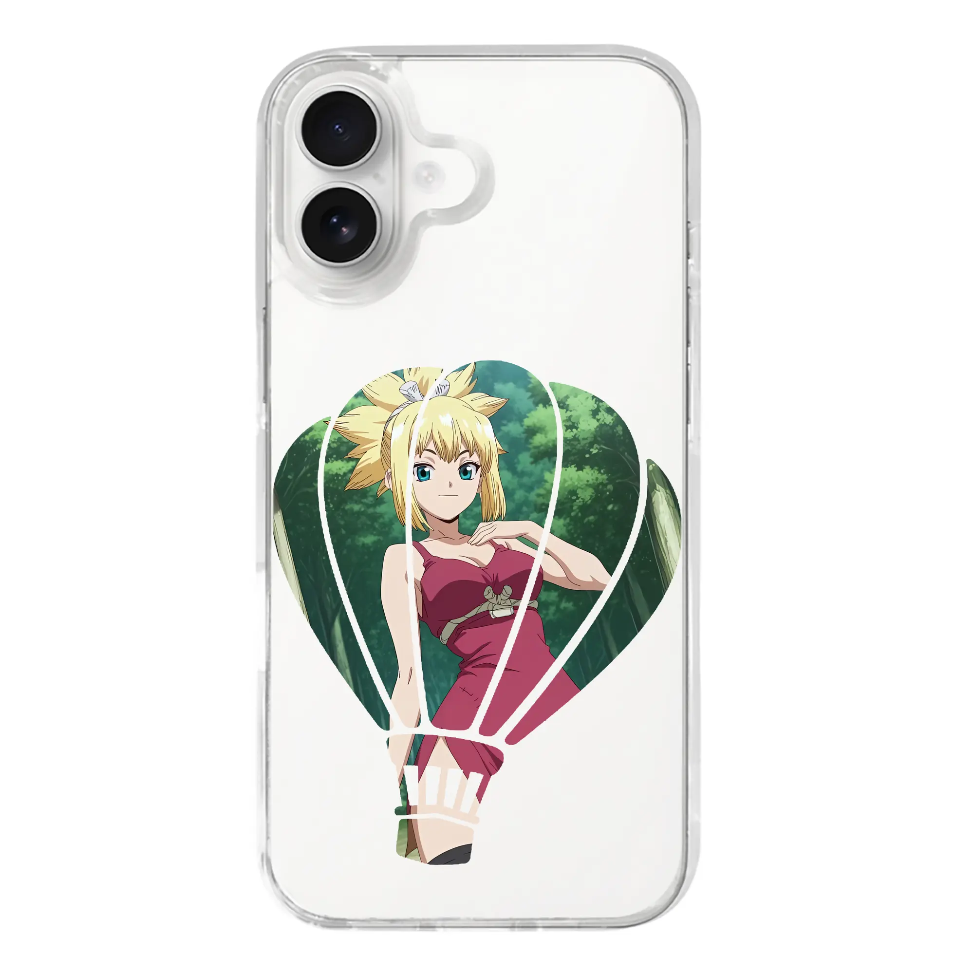 ドクターストーン グッズ,コハク - iPhone 17シリーズ 透明スマホケース – 薄型・耐衝撃・精密フィット保護カバー